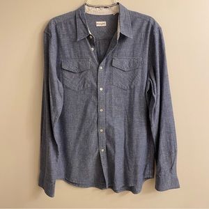 Bridge & Burn Blue Button Down Shirt